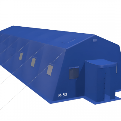 Армейская палатка "М50" ПВХ(Вместимость - до 50 человек)
